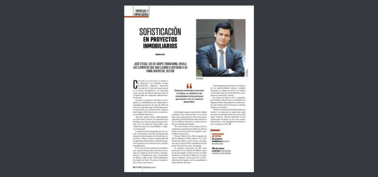 Terraforma prensa